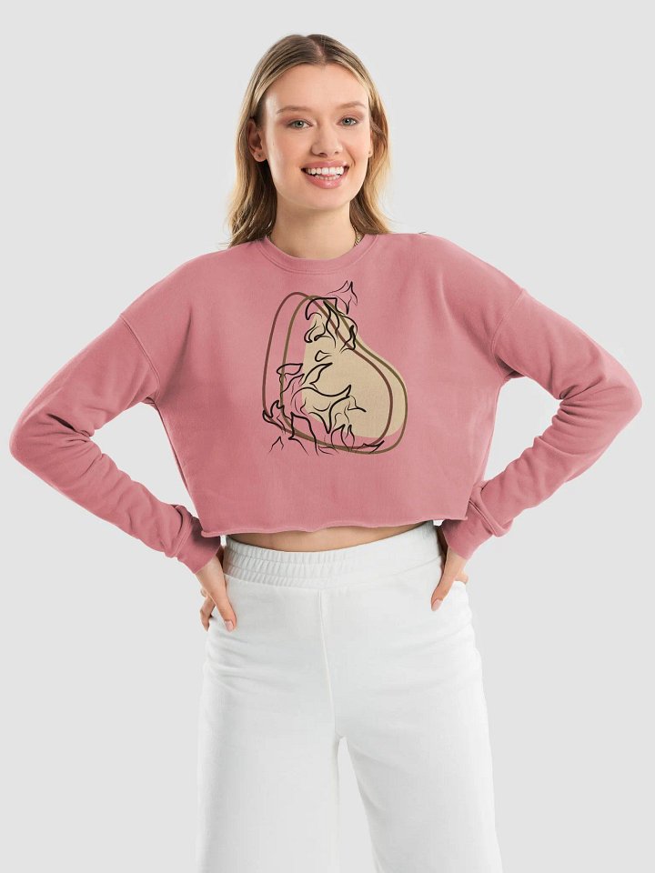 Abstract Expression Women's Crop Sweatshirt product image (1)