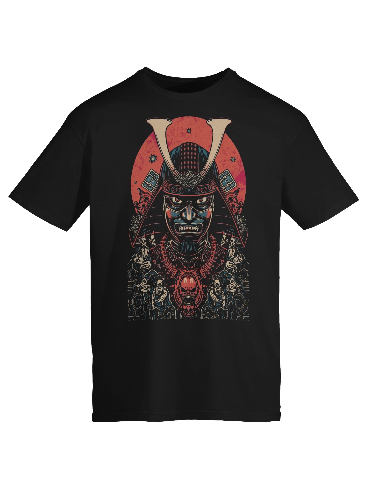 Horned Samurai Demon T-Shirt product image (4)