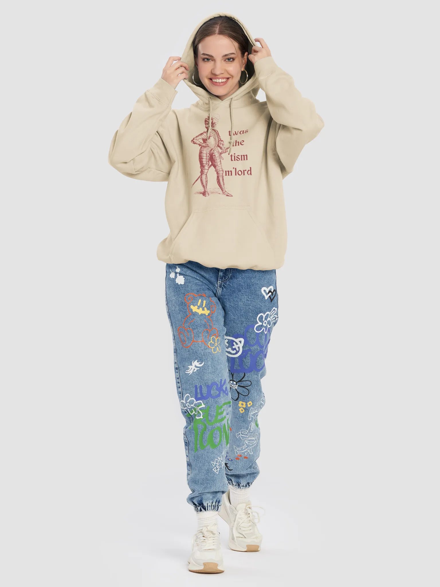 twas the tism mlord Hoodie product image (8)