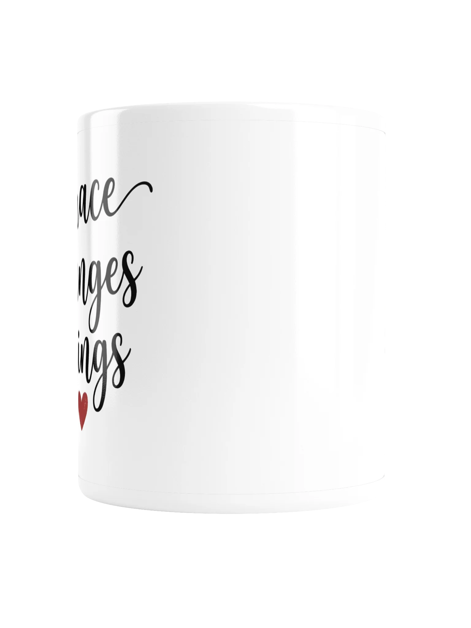 Grace Changes Things Heart Mug product image (2)
