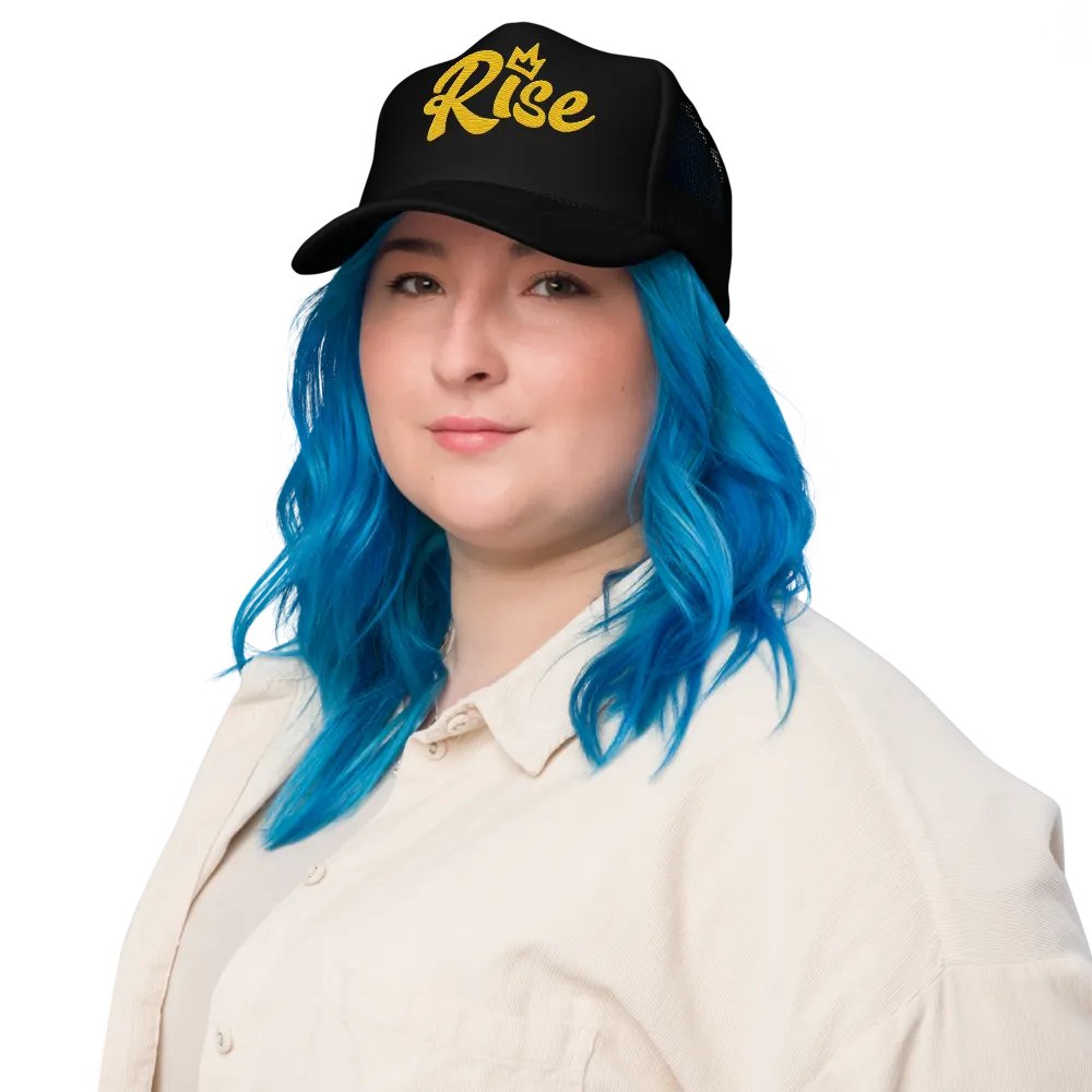 Rise Crowned Foam Trucker Hat product image (9)