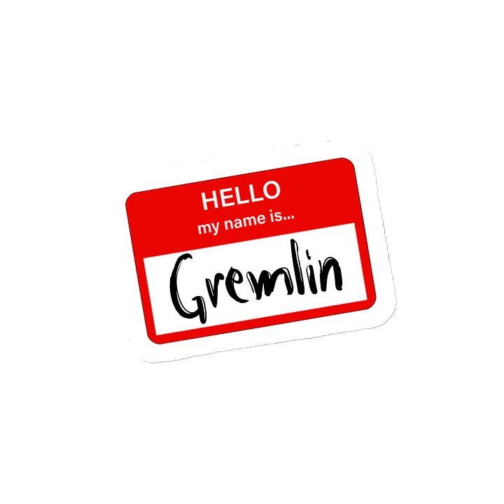 Hello, my name is... Magnet product image (2)