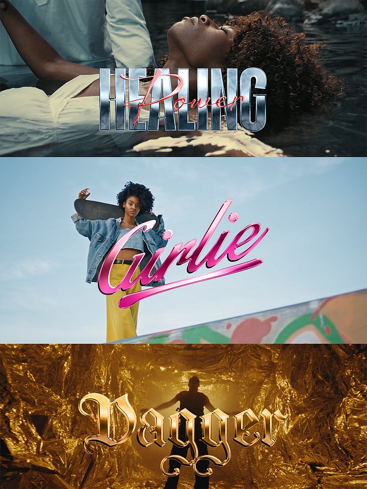 4k Cinematic Chrome Titles Vol. 1.0 product image (2)