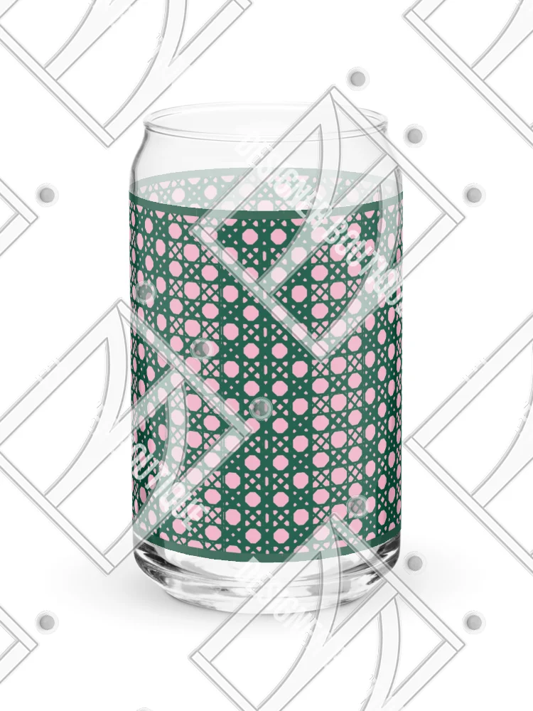 Verdant Garden Monogram B Can-Shaped Glass product image (8)