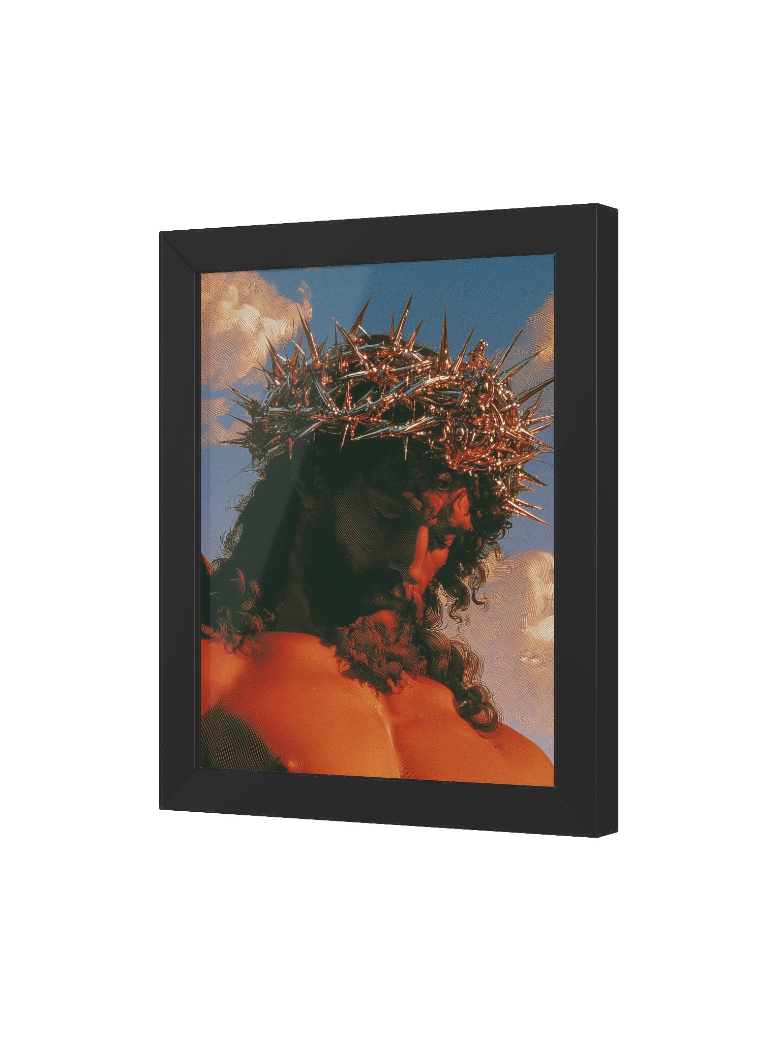 Chrome Thorns - Framed Art Print product image (3)
