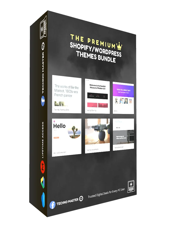 100+ Shopify / WordPress Themes Collection – Premium, Responsive, and Easy-to-Use Website Templates product image (1)