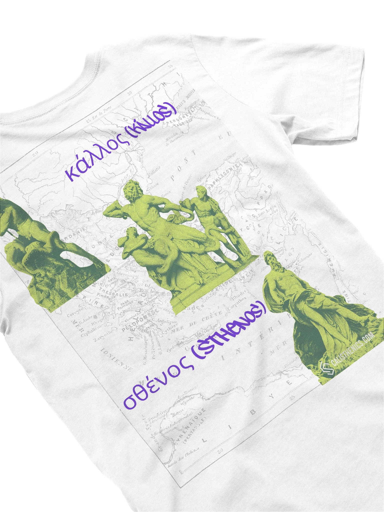 Kallos-Sthenos Ancient Art Neon T-Shirt product image (4)