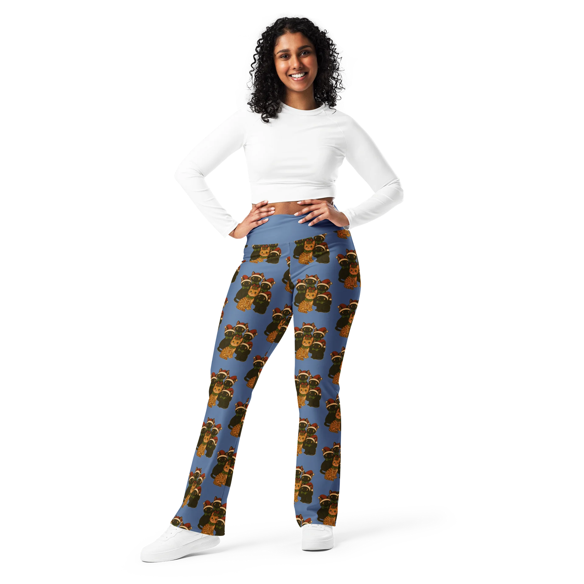 cat brigade winter Flare Leggings product image (10)