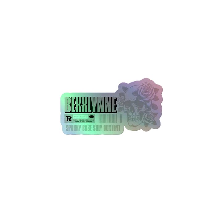 Restricted Content Holographic Sticker product image (1)