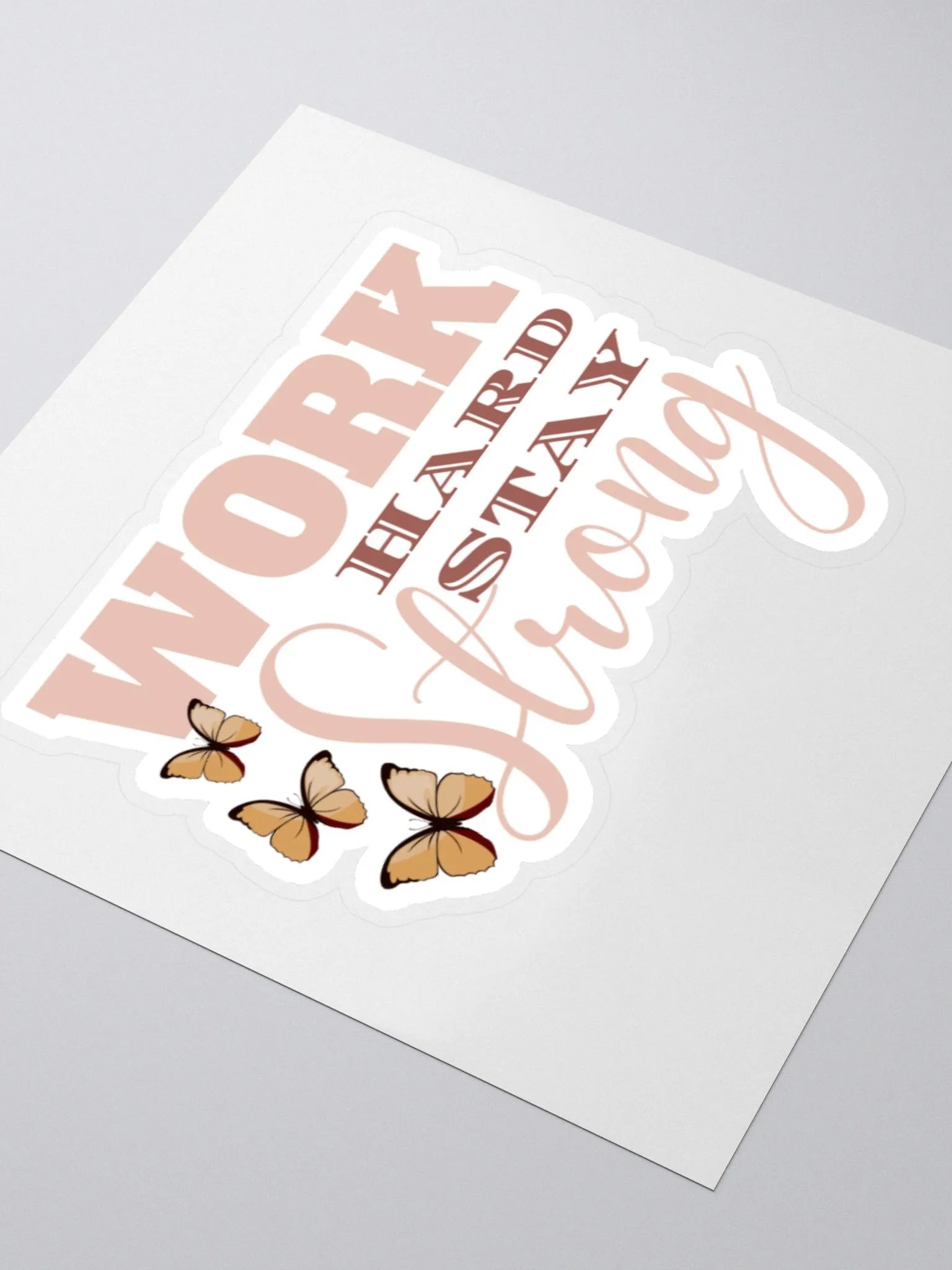 Work Hard Stay Strong Sticker product image (4)