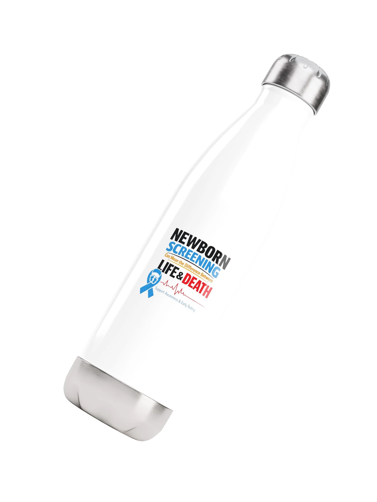 Newborn Screening Stainless Steel Water Bottle product image (4)