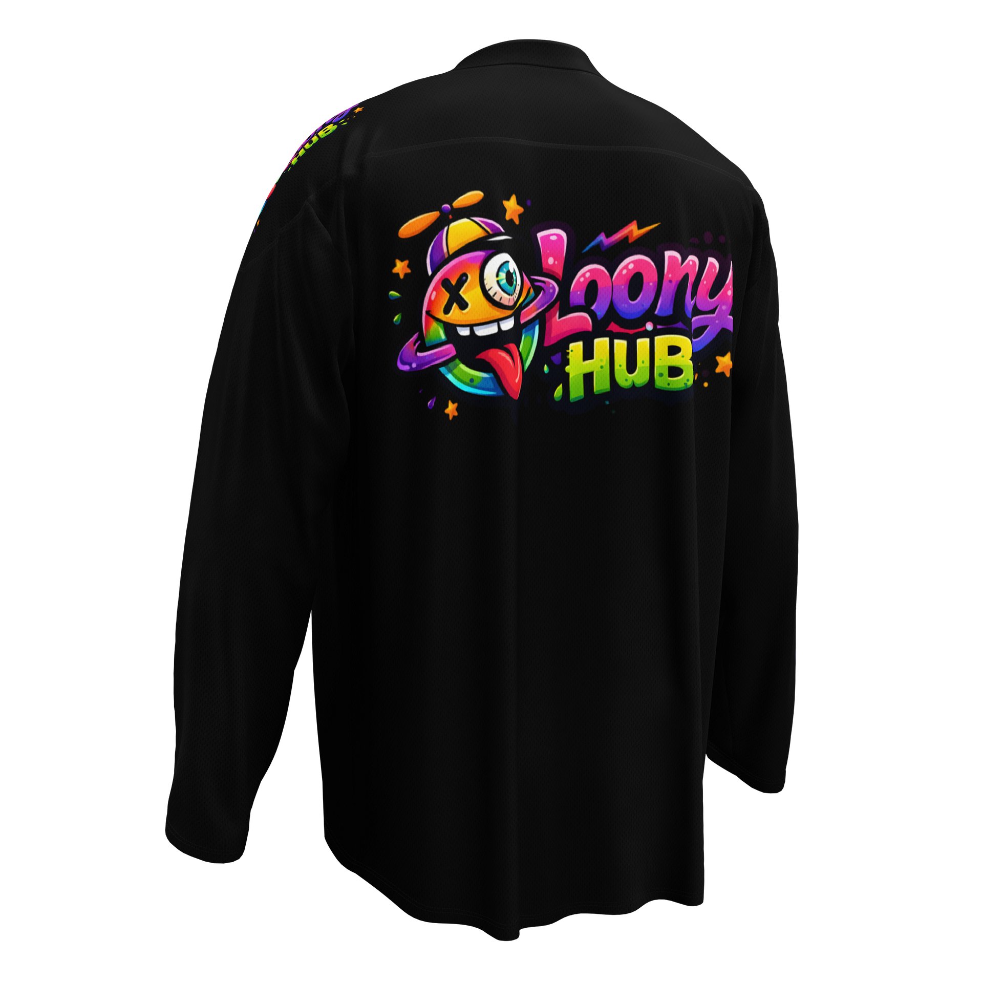 LIMITED EDITION - CNX Core All-over print Unisex Long Sleeve Tee — LoonyHub 001 product image (4)