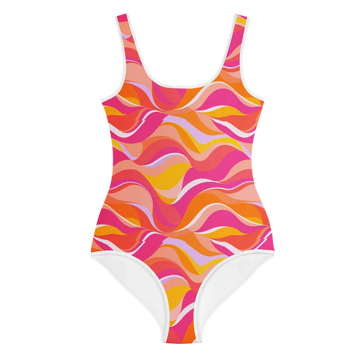 Sunset Flow Youth One-Piece Swimsuit product image (1)