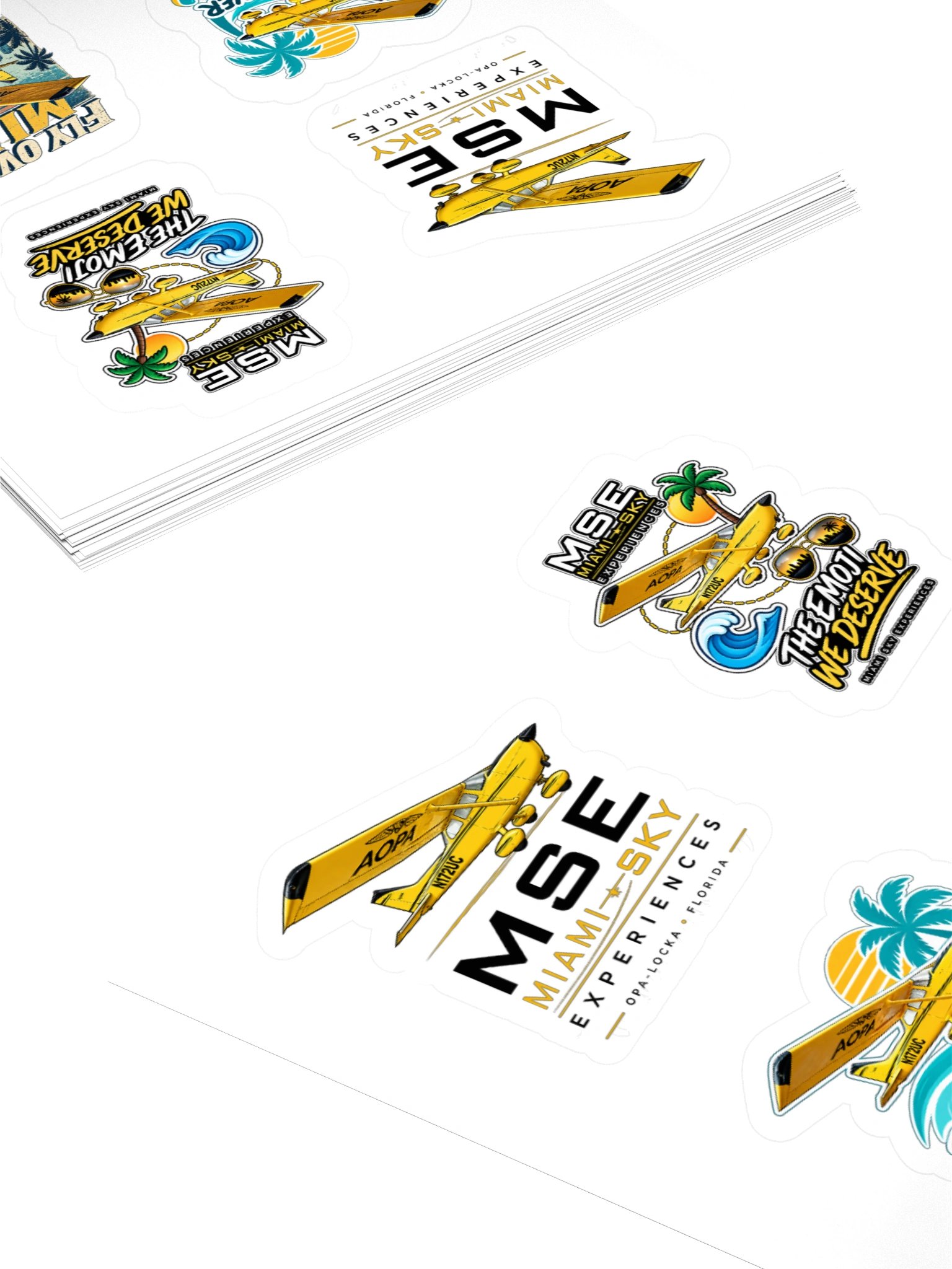 MSE Aviation Sticker Sheet — Miami Collection product image (7)