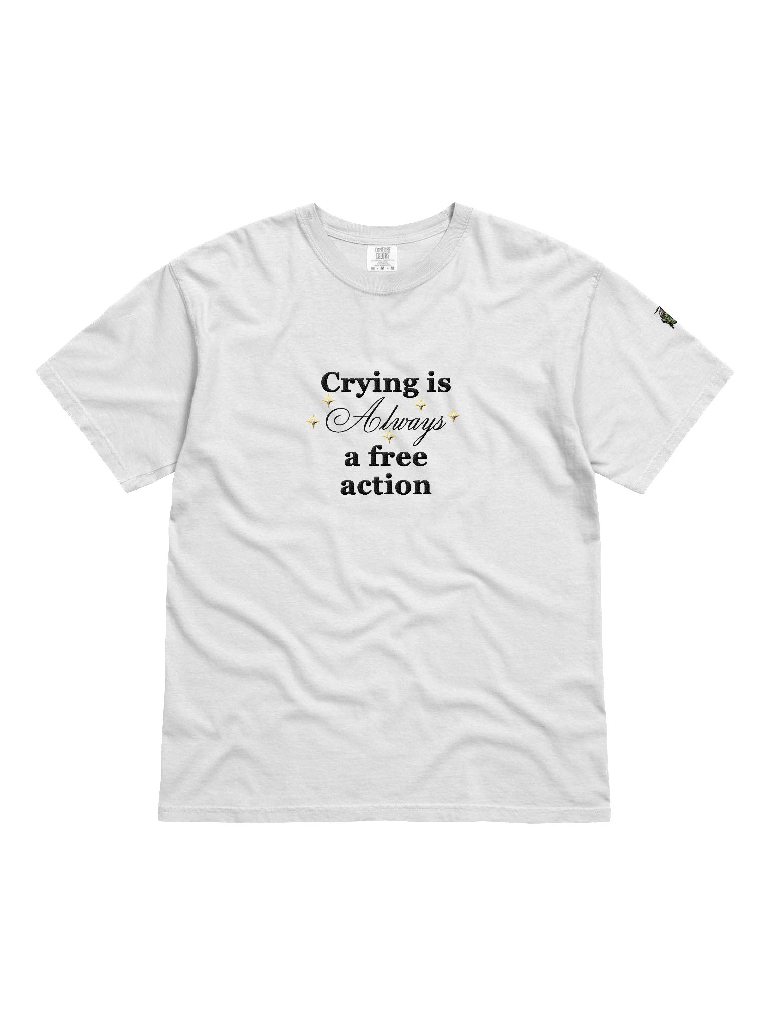 Crying Is Always a Free Action Tee product image (31)
