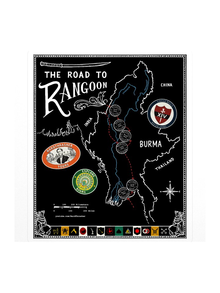 Road to Rangoon Tour Sticker product image (1)