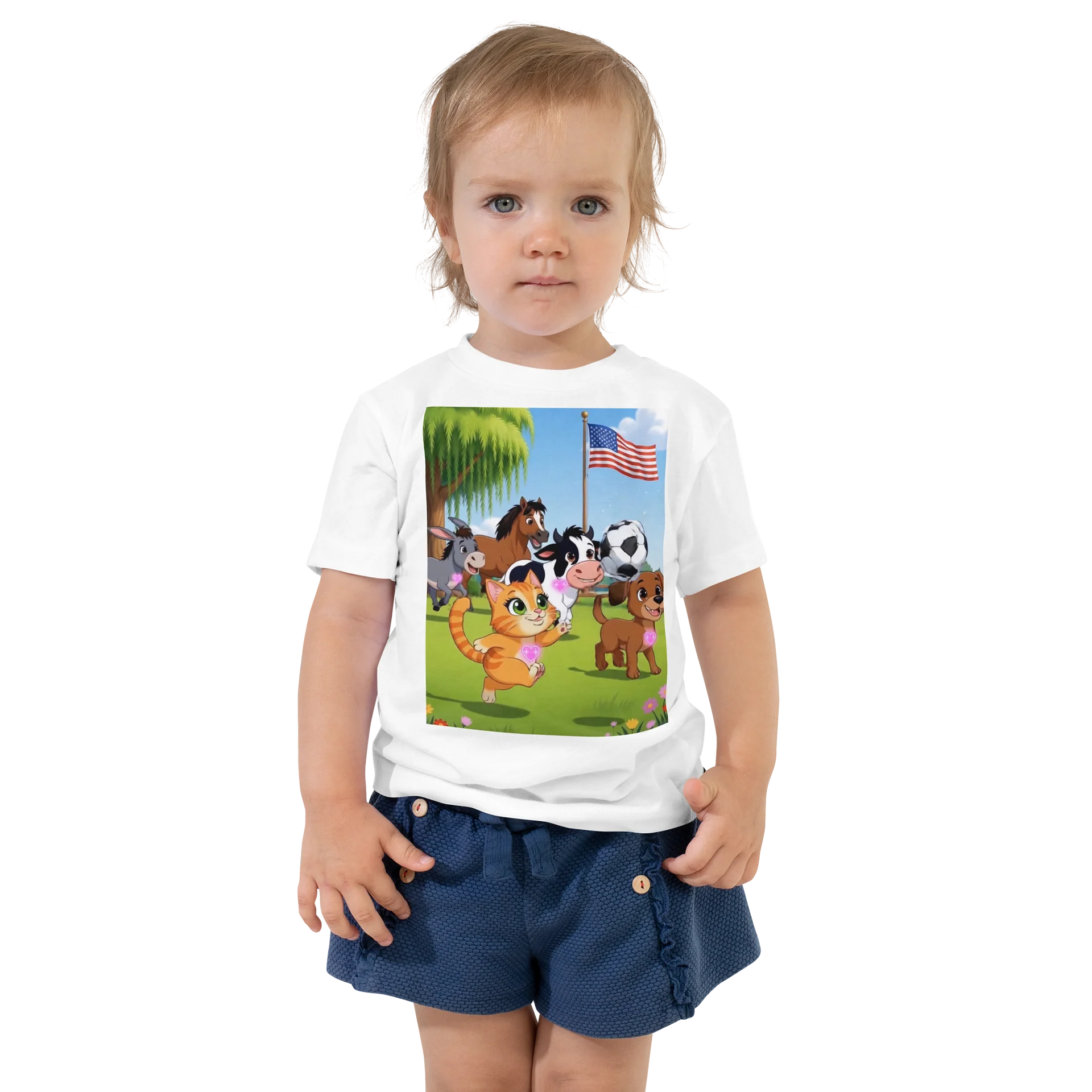 Farm Animal Friends Soccer Day Tee product image (1)