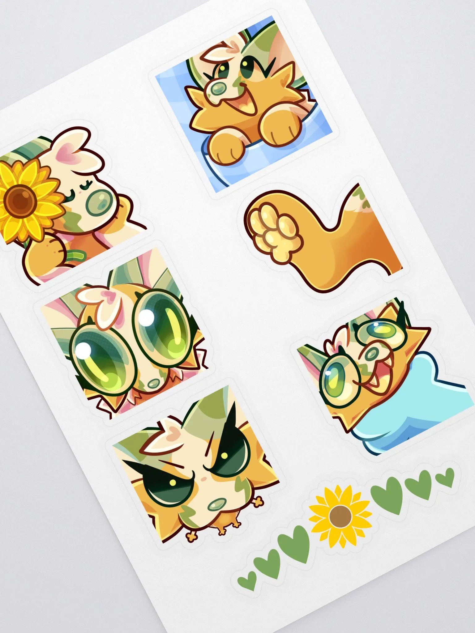 Milu Emote Sticker Sheet product image (3)