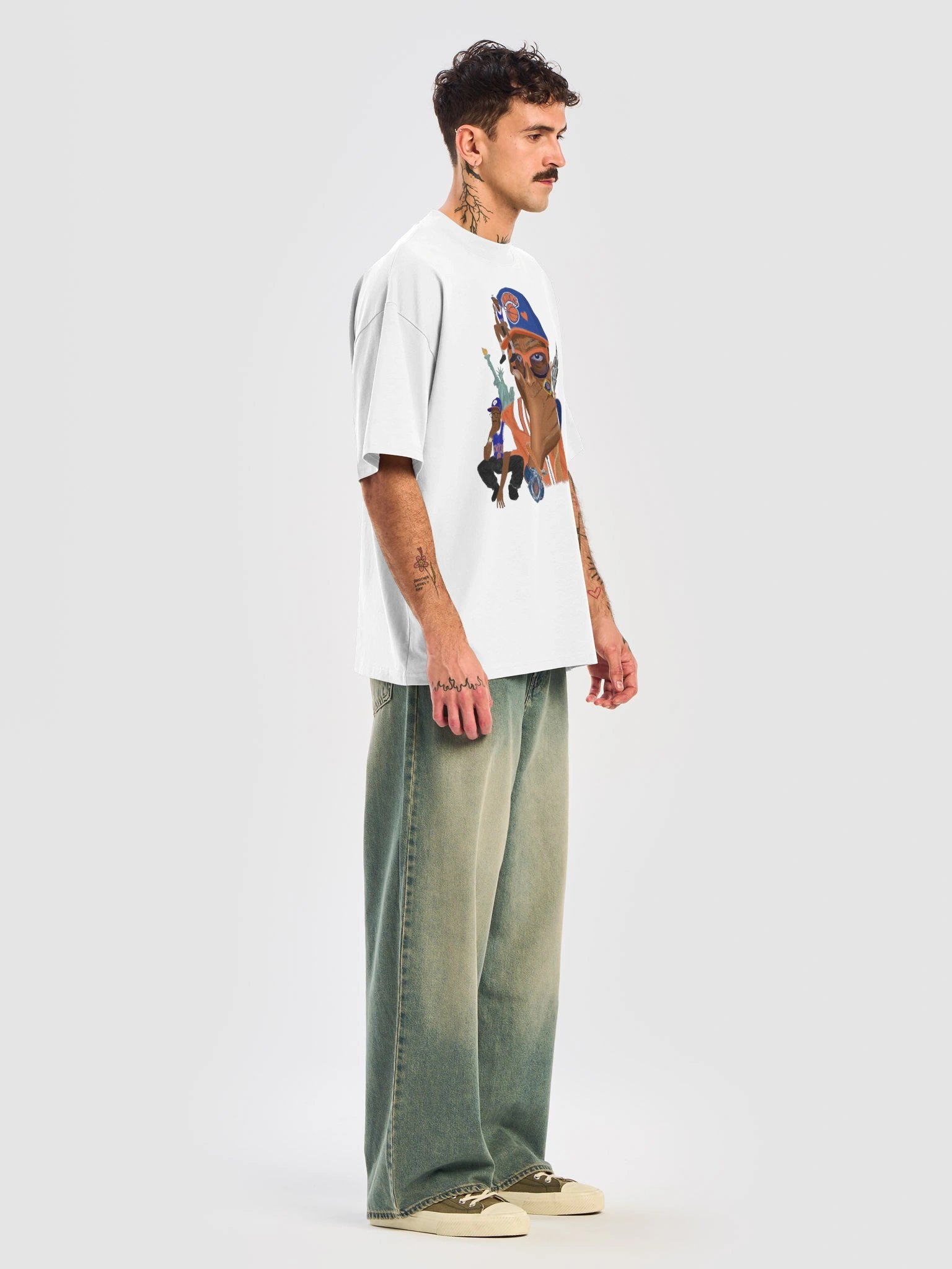 SPIKE LEE: NY KNICKS #1 FAN TEE product image (4)