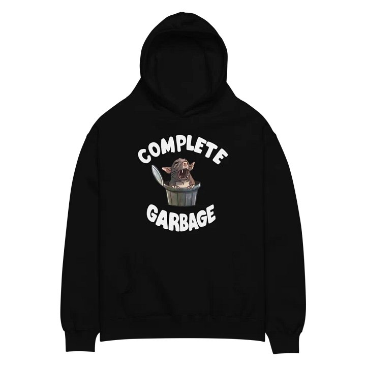 COMPLETE GARBAGE Oversized Hoodie (dark) product image (1)