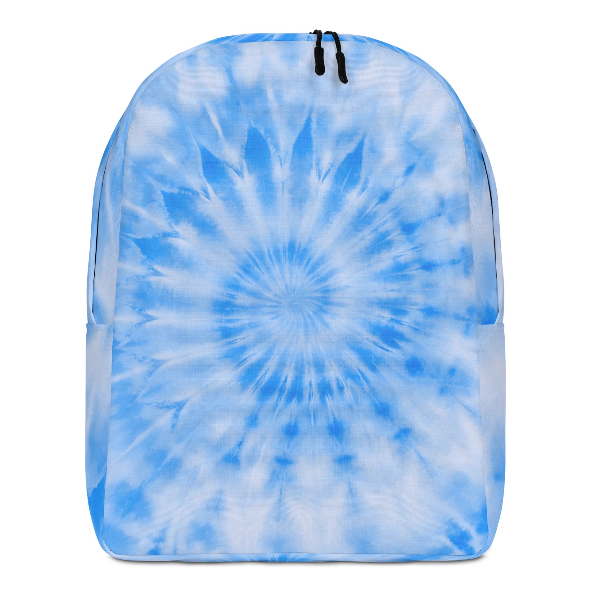 Radiant Celeste Blue Burst Tie-Dye Backpack product image (1)