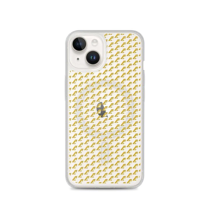 MagSafe® Clear Case for iPhone® - Two-Tone Gold Tailfin Design product image (2)
