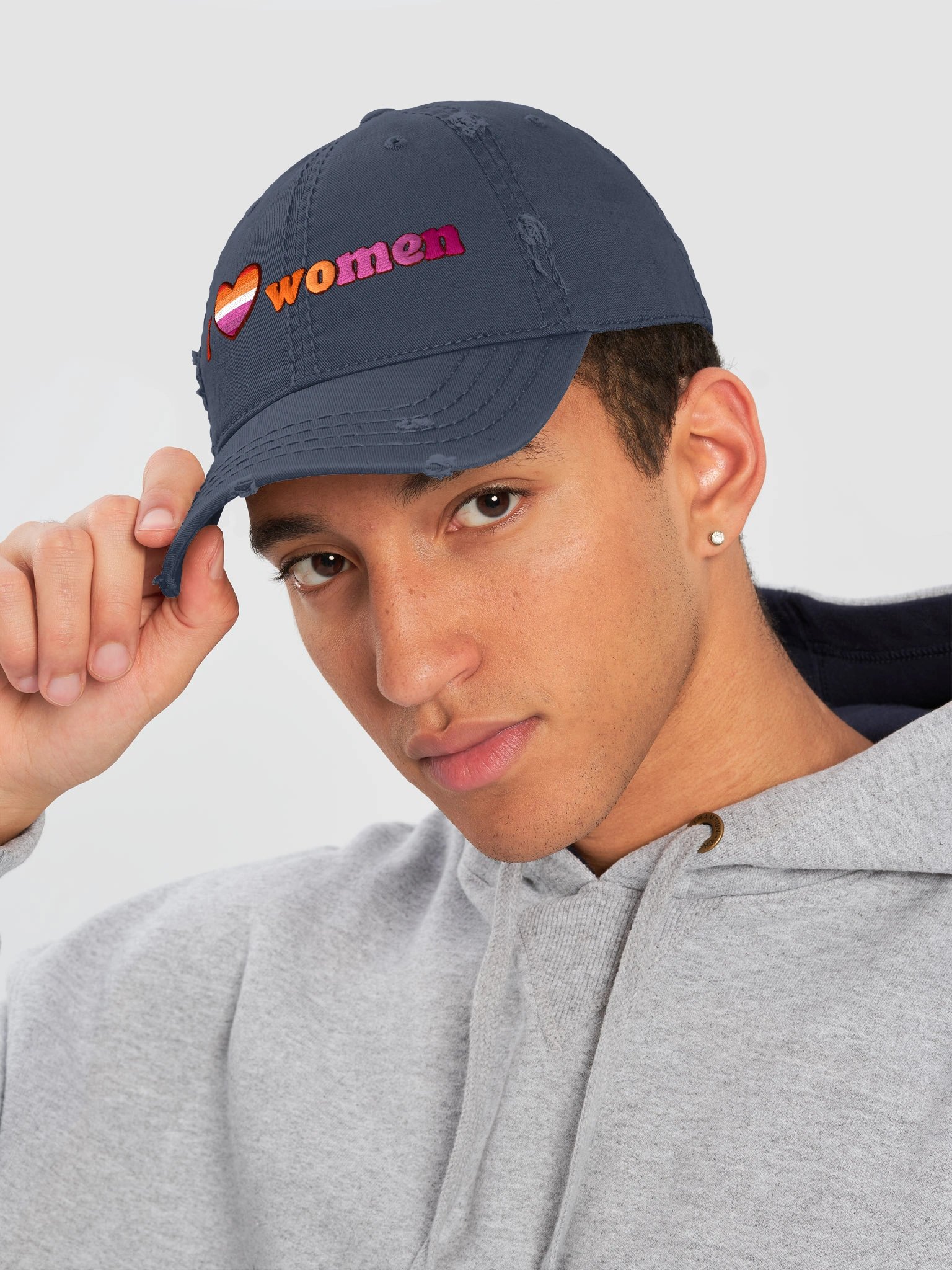 Love Women distressed cap product image (21)