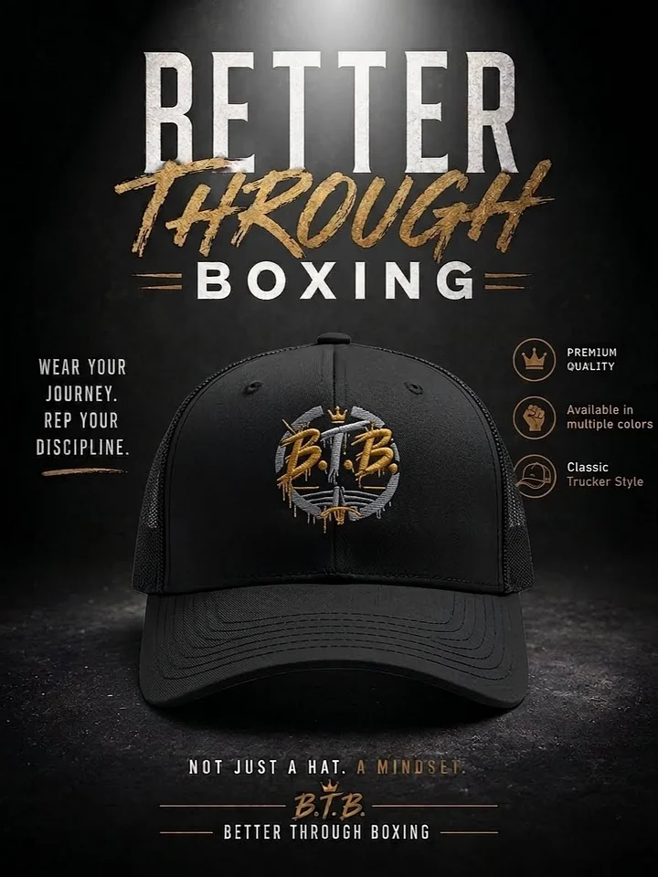BTB Better Through Boxing Trucker Hat product image (1)