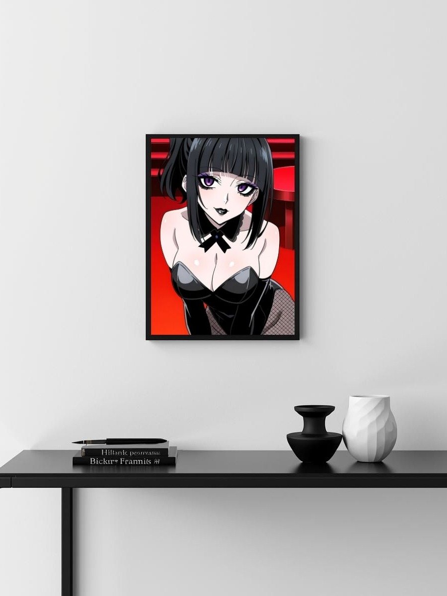 Metal Print - Luna Rain Original Character Black Latex Bow - 8x10 product image (3)