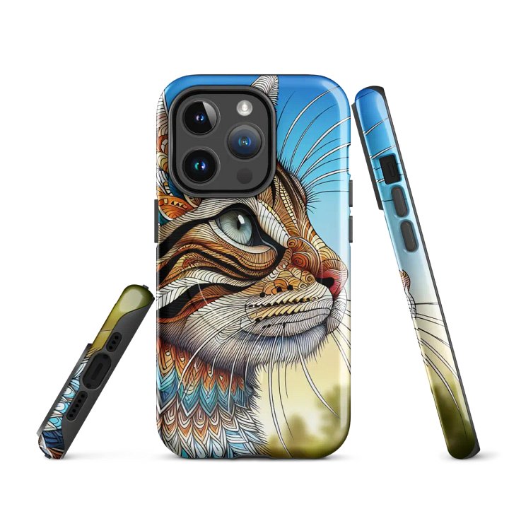 Feline Harmony: AI-Designed Cat Mandala Motif product image (3)