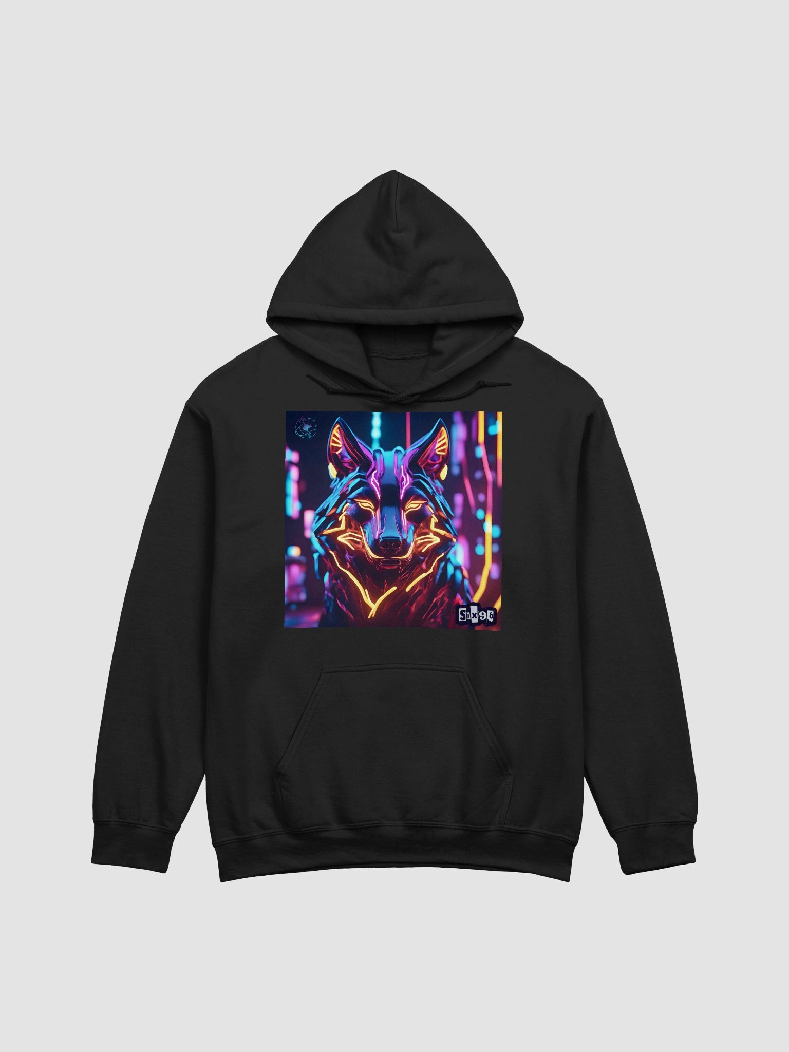CyberWolf Design Hoodie product image (1)