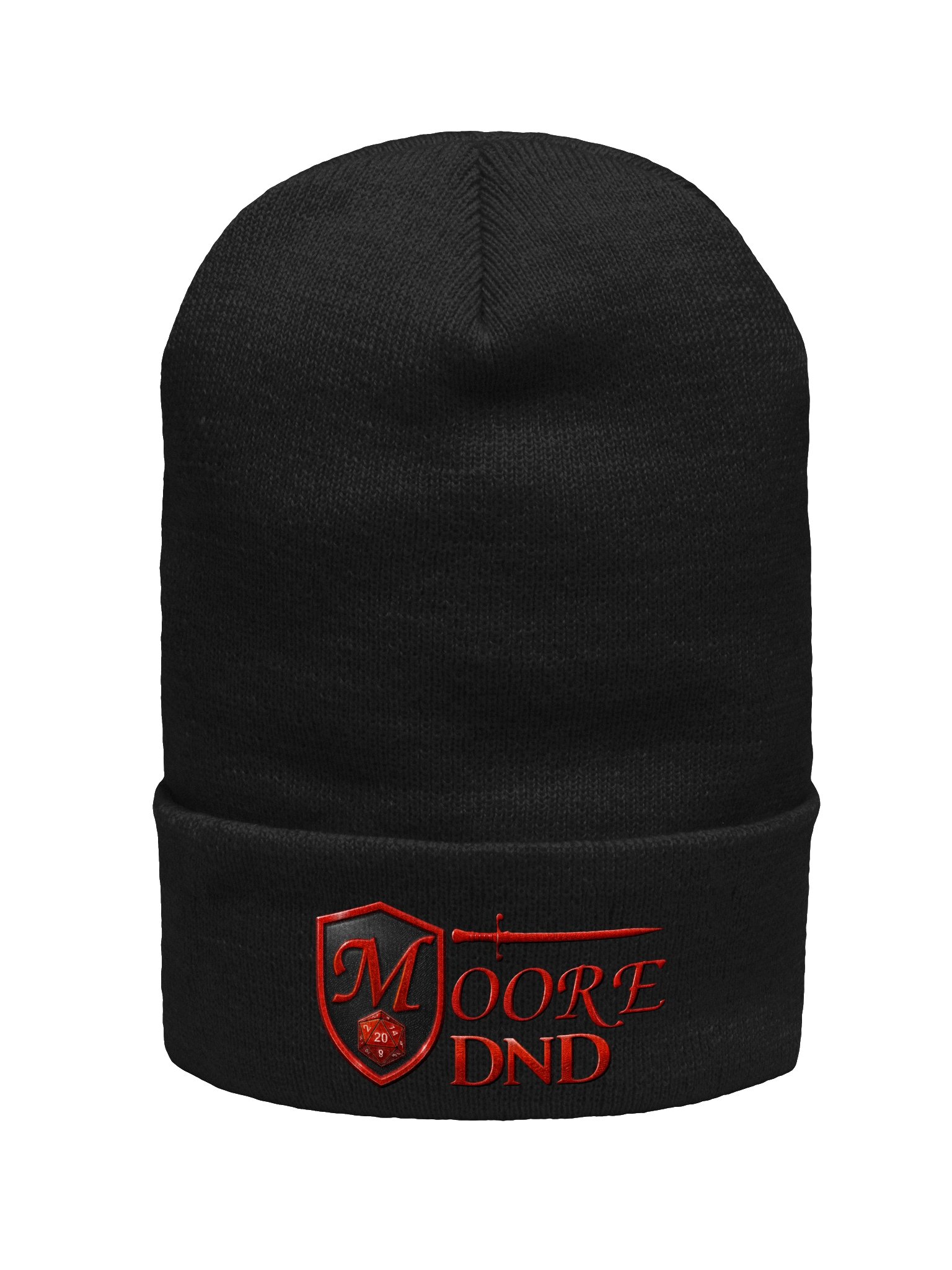 MooreDnD Full Logo Cuffed Beanie product image (7)
