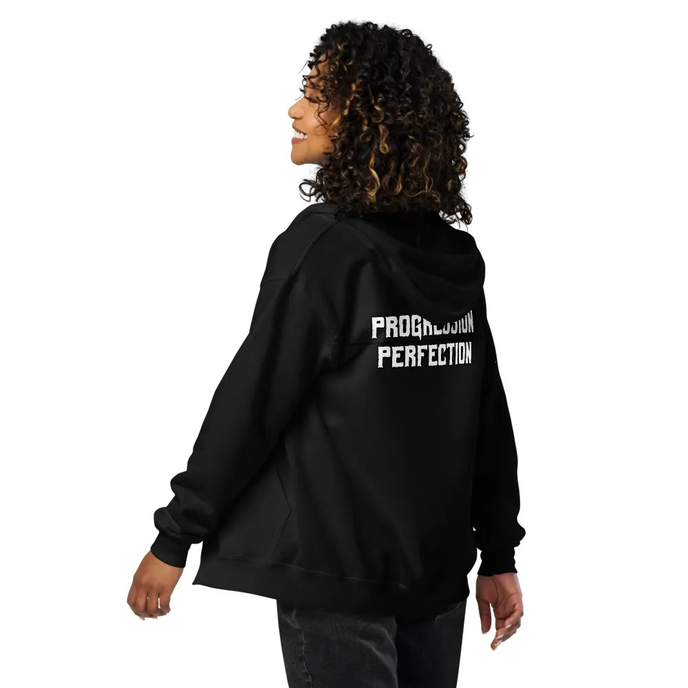 Progression Over Perfection Zip Up Hoodie product image (6)