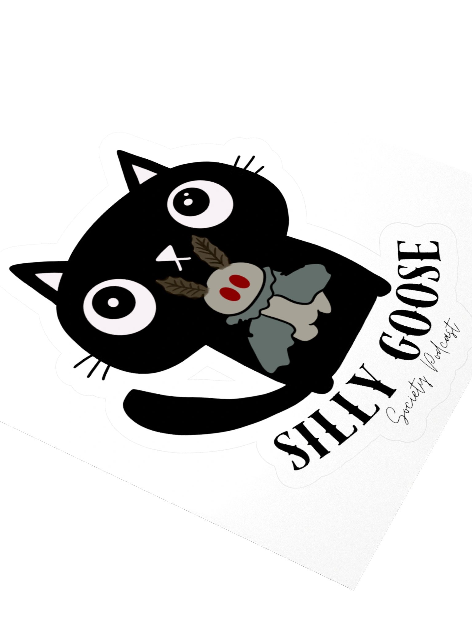 Cat & Mothman Sticker product image (7)