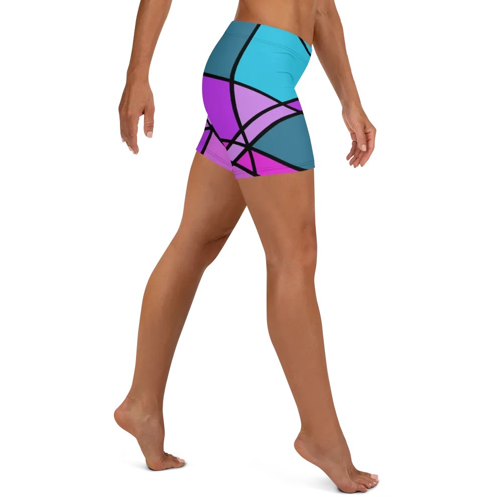 Modern Cool Multi-Colored Geometric Shorts product image (5)