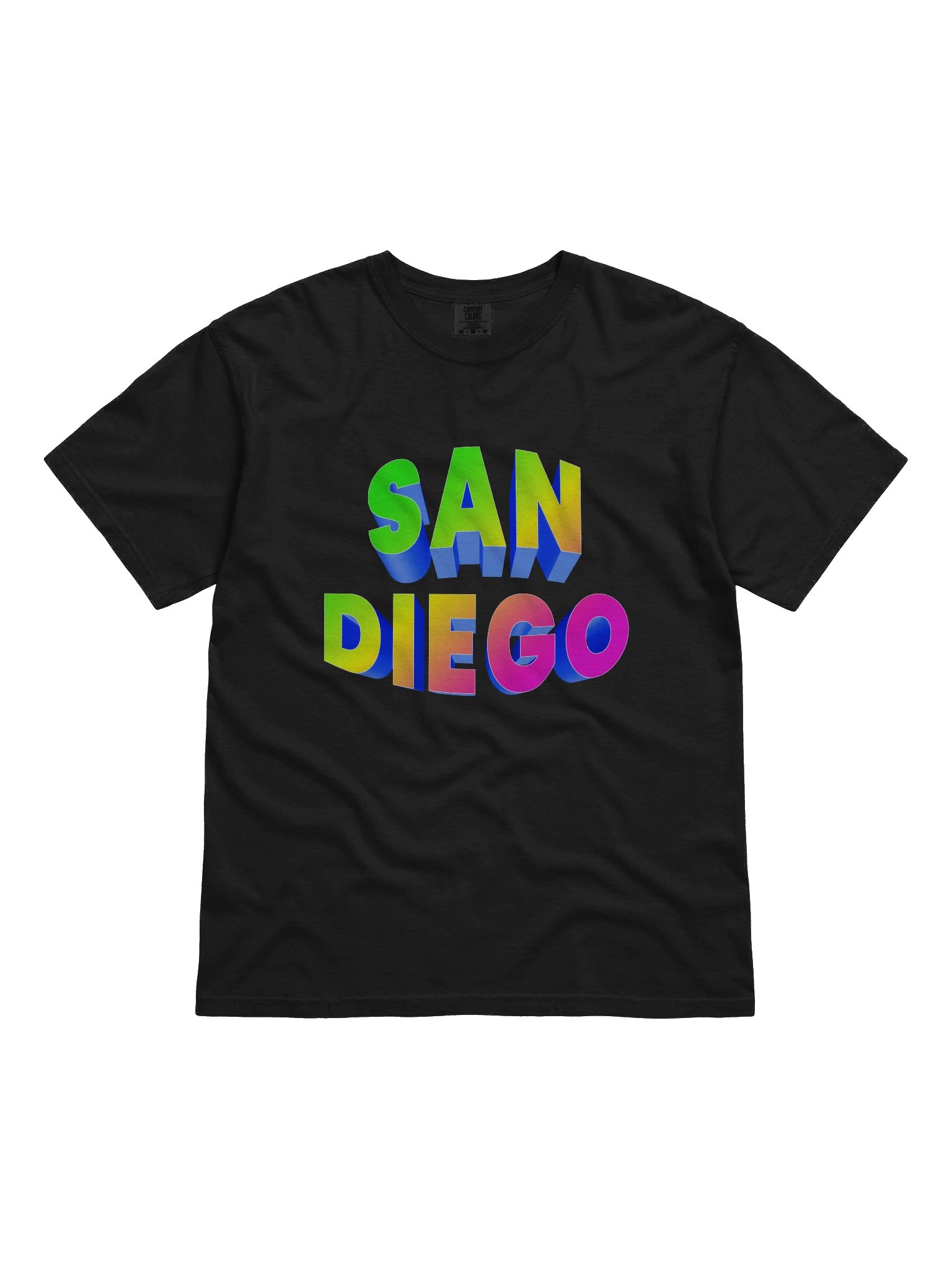 SAN DIEGO 3D Gradient Comfort Colors Heavyweight Tee product image (1)