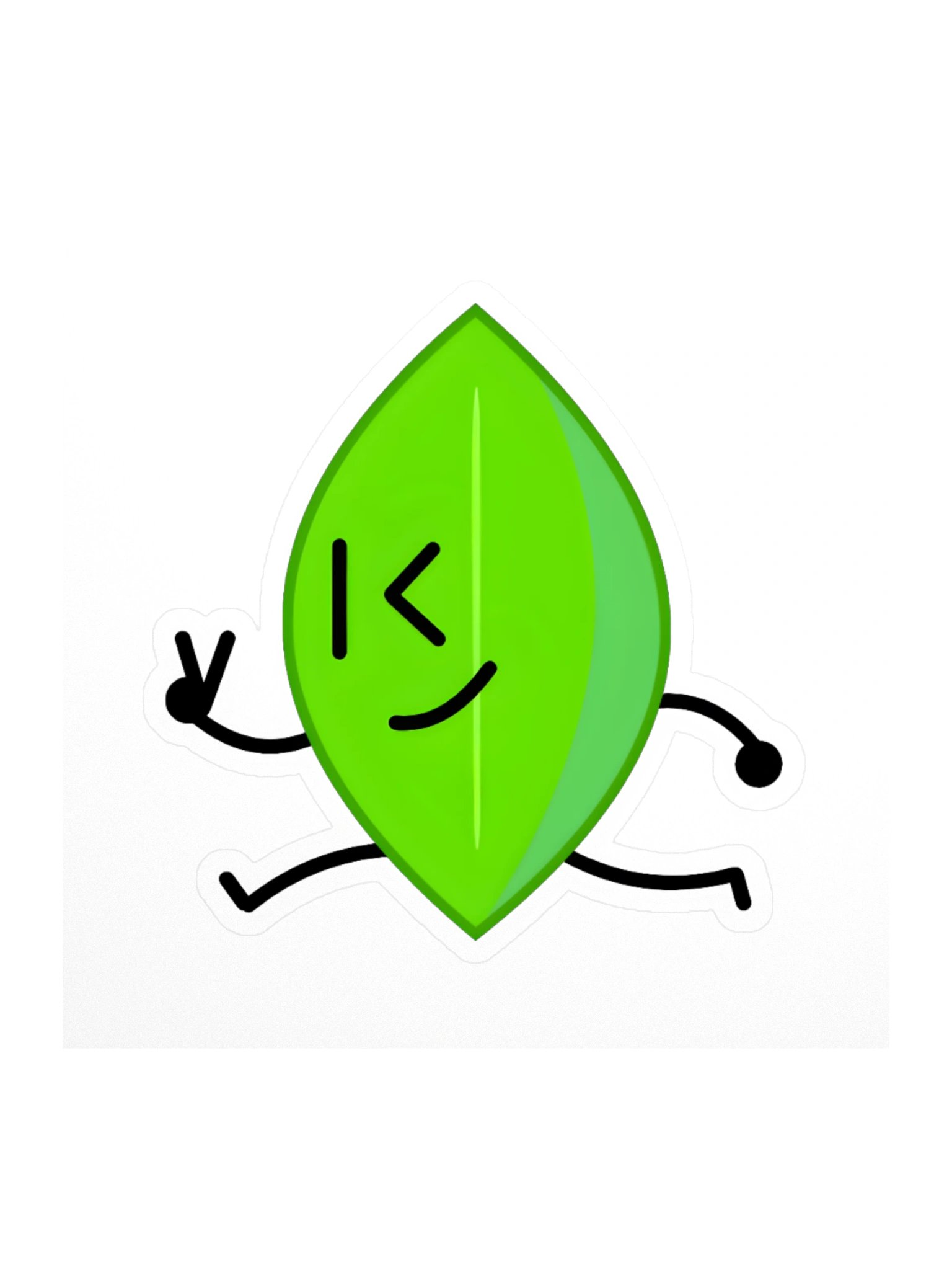 LeafyGreen Kiss Cut Sticker product image (2)