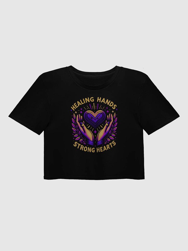 strong hearts ,healing hands crop top product image (6)