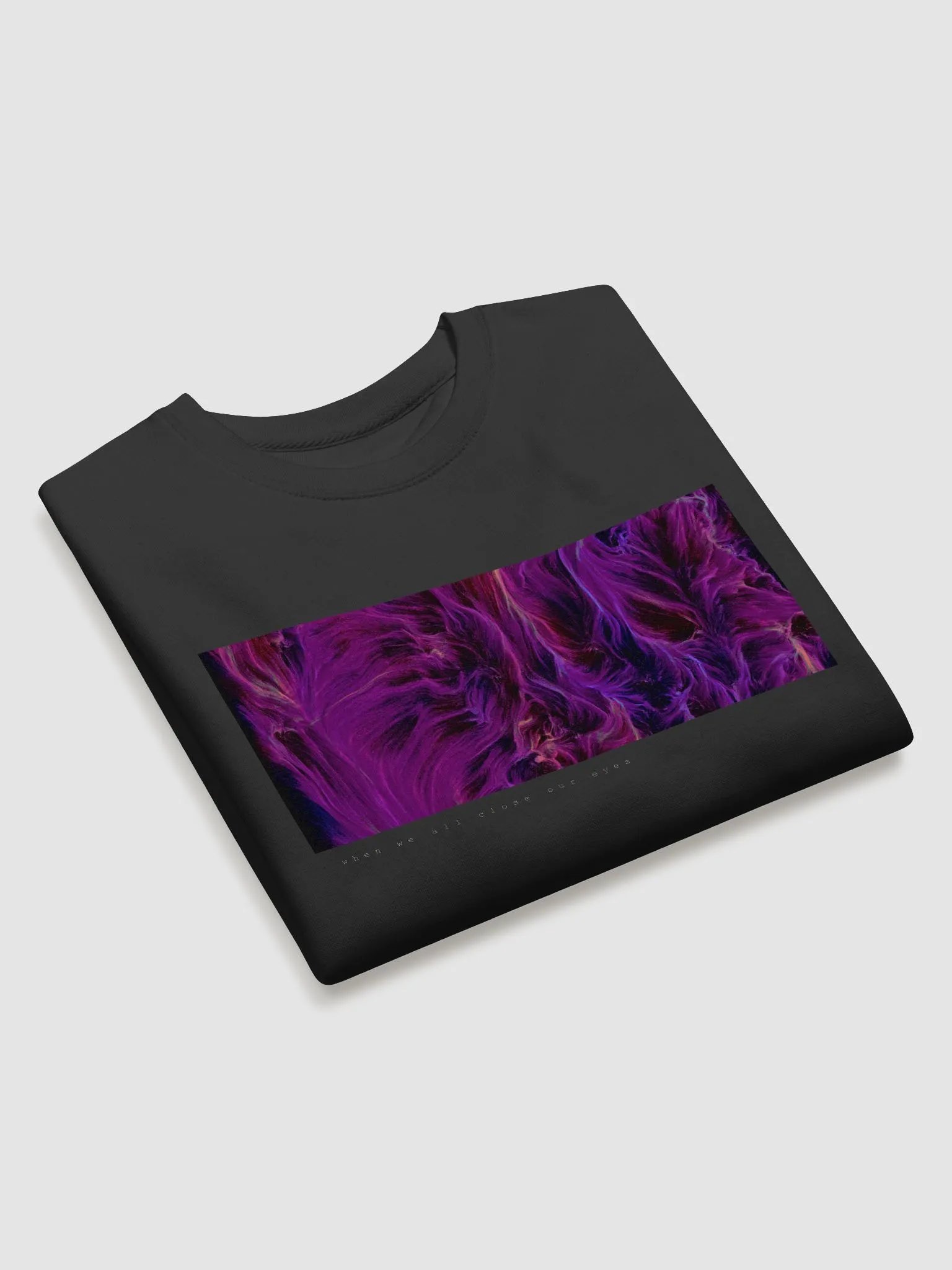 When We All Close Our Eyes - Artwork Sweater (Black) product image (3)