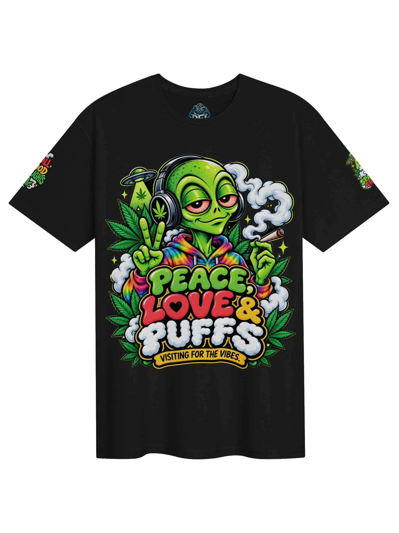 Peace, Love & Puffs — Visiting for the Vibes 👽🌿💨 product image (5)