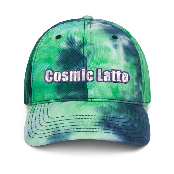 Cosmic Latte tie-dye hat product image (1)