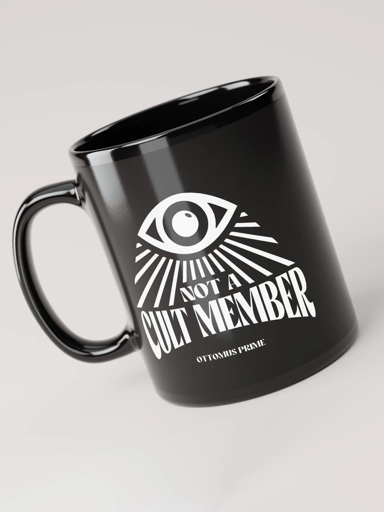 Not A Cult Member Mug (Black) product image (2)