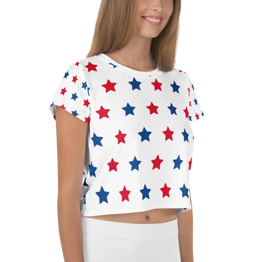 Stellar Dreams All-Over Crop Tee product image (4)