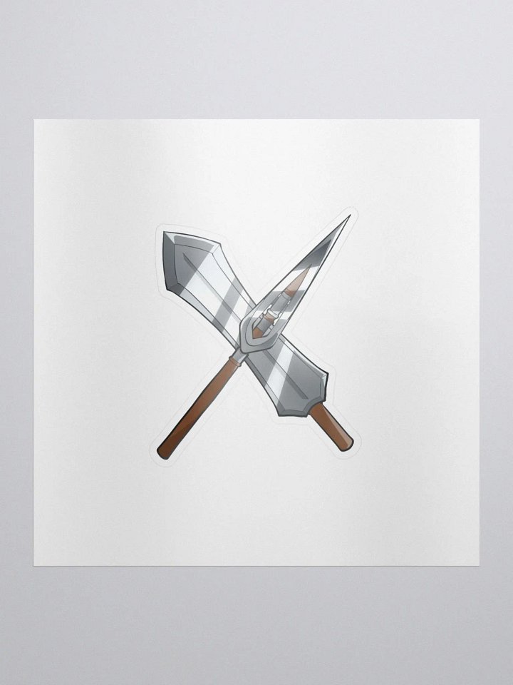 Sub badge - Sword & Spear Sticker product image (1)