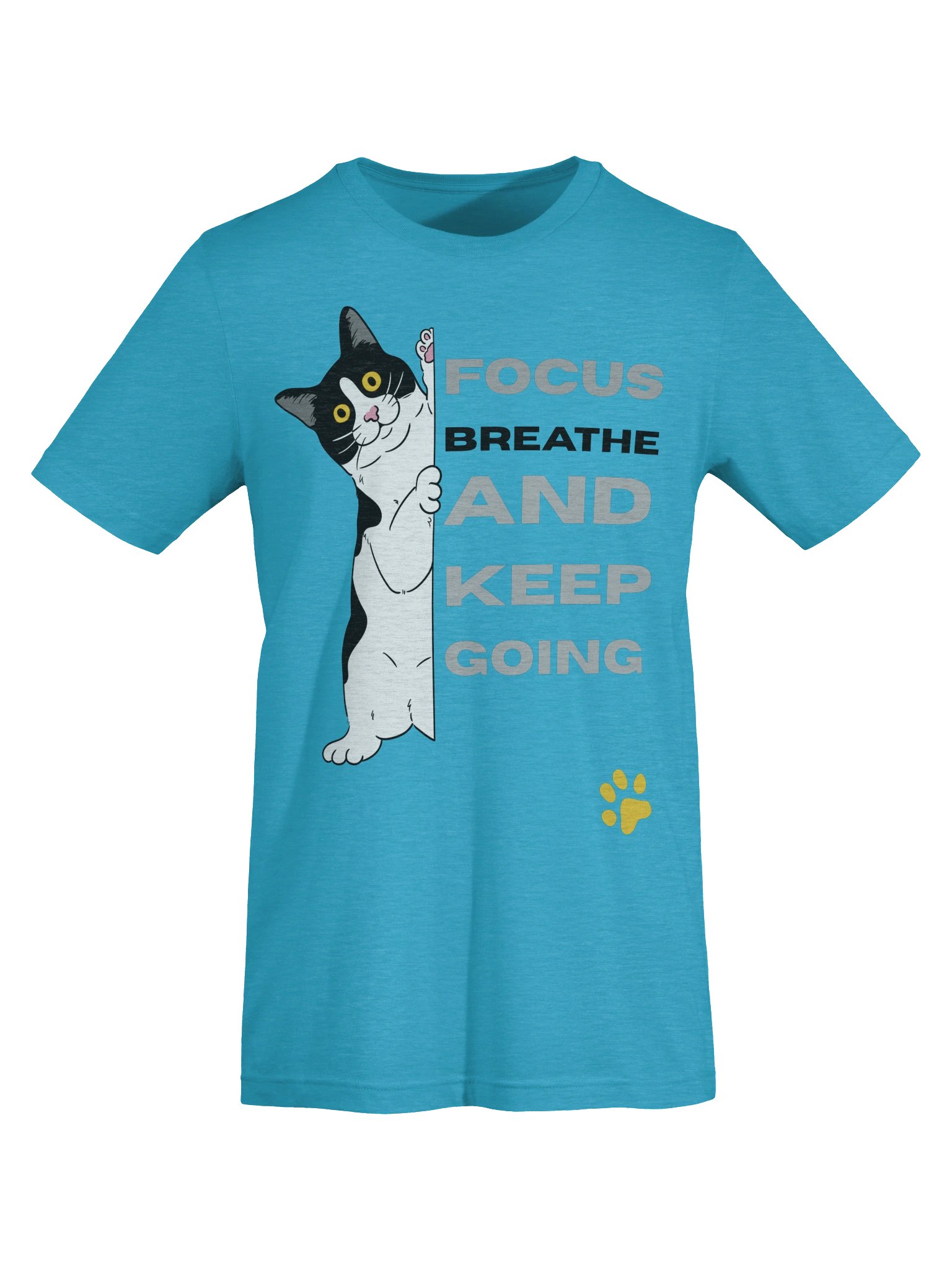 Focus and Keep Going Cat Tee product image (4)