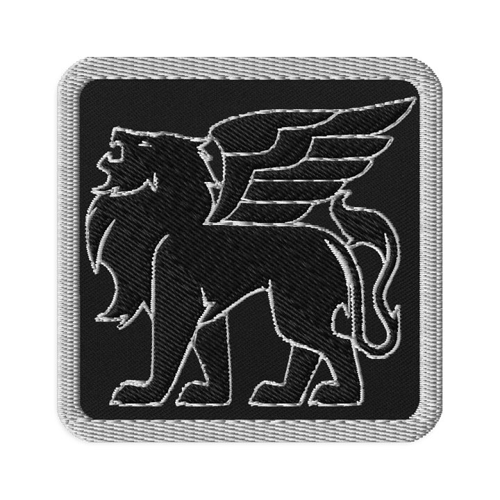 Verardi Famiglia Winged Lion (White) ✦ Embroidered Patches product image (1)