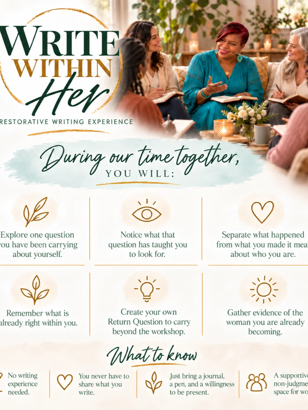 WRITE WITHIN HER | Live On-line Restorative Journaling Experience product image (3)