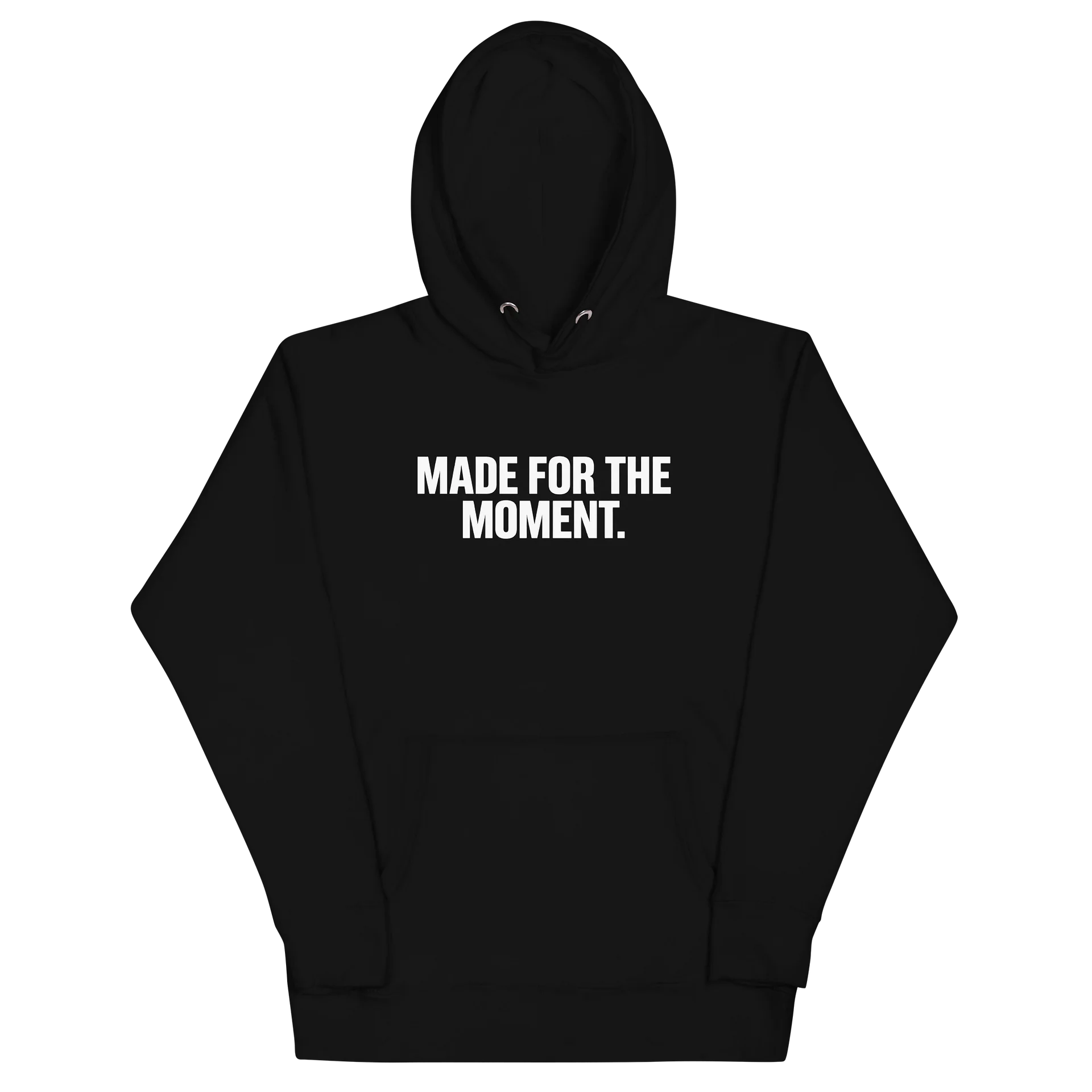 MADE FOR THE MOMENT. - Minimalist White Glow Premium Hoodie product image (2)