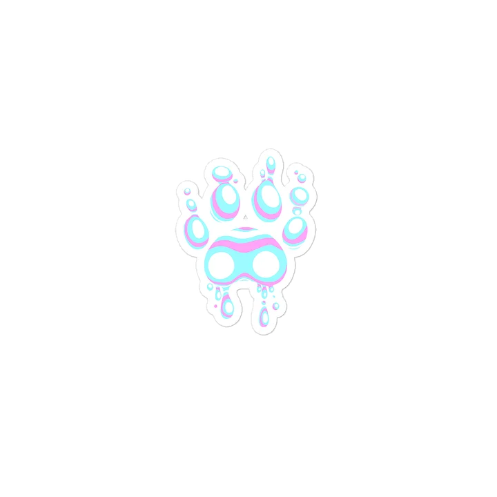 Trans Pride Lava Paw Sticker product image (1)