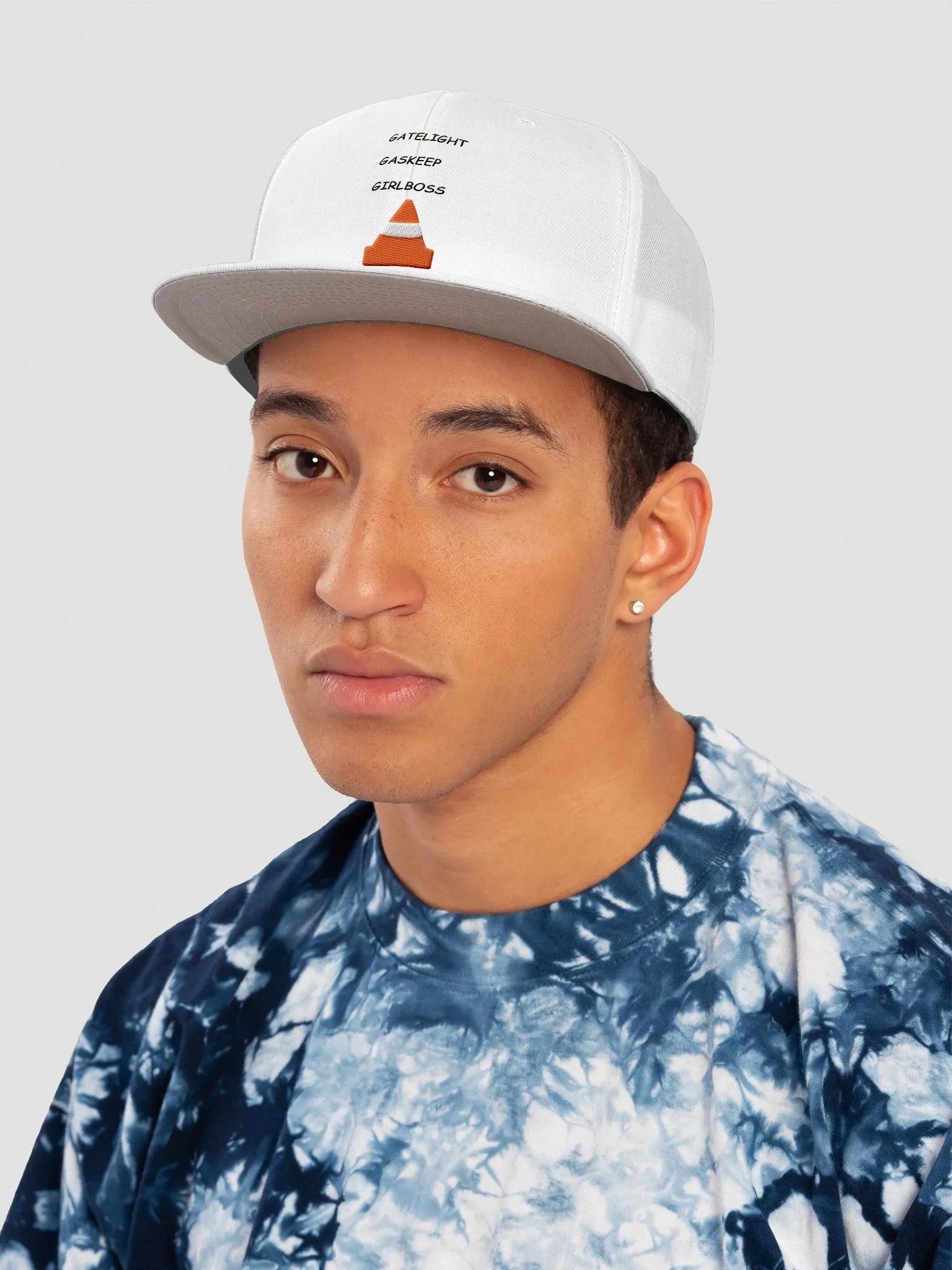 Gatelight, Gaskeep, Girlboss White Snapback product image (6)